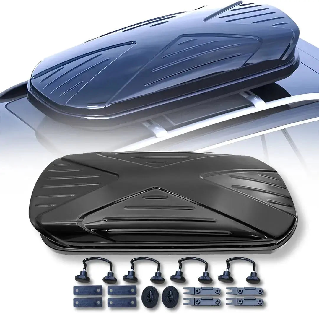Universal Gloss Black Roof Storage Box - 450L