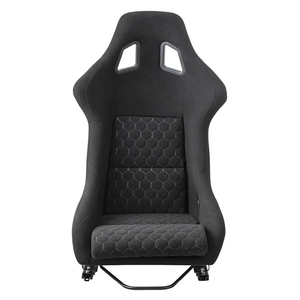 Universal Non-Reclinable Bucket Racing Seats With Gloss Black Frame (EACH)
