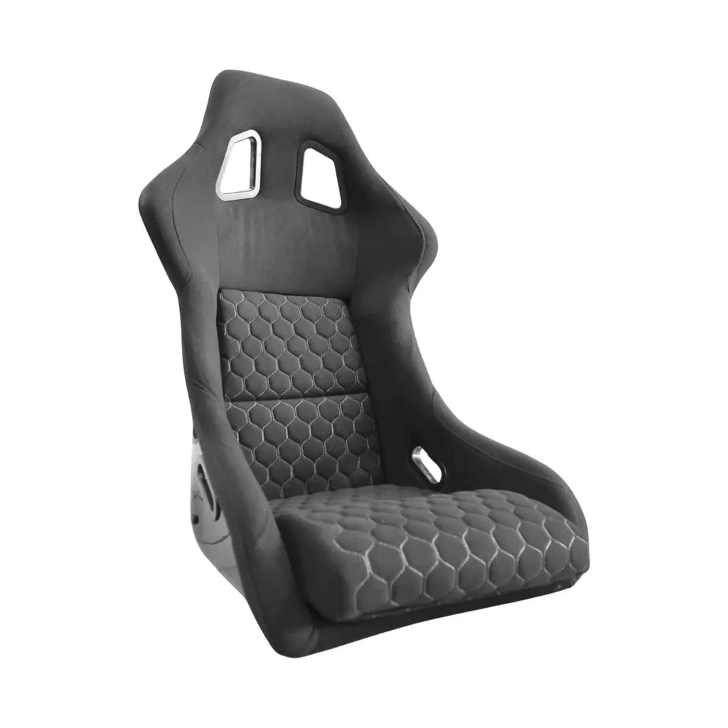 Universal Non-Reclinable Bucket Racing Seats With Gloss Black Frame (EACH)
