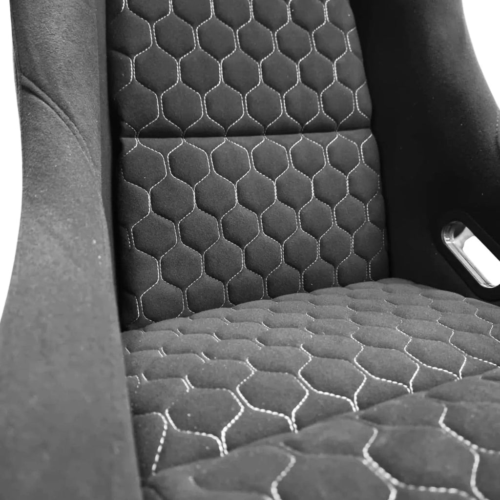 Universal Non-Reclinable Bucket Racing Seats With Gloss Black Frame (EACH)