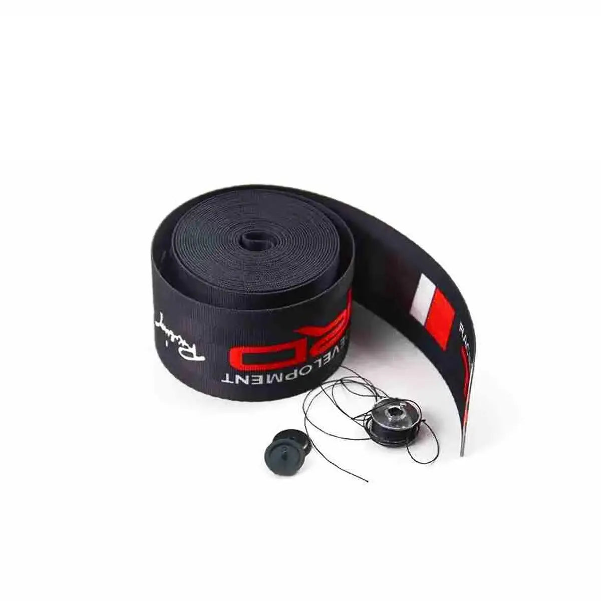 Universal Polyester Webbing Seat Belt Harness Strap - TRD (Black)