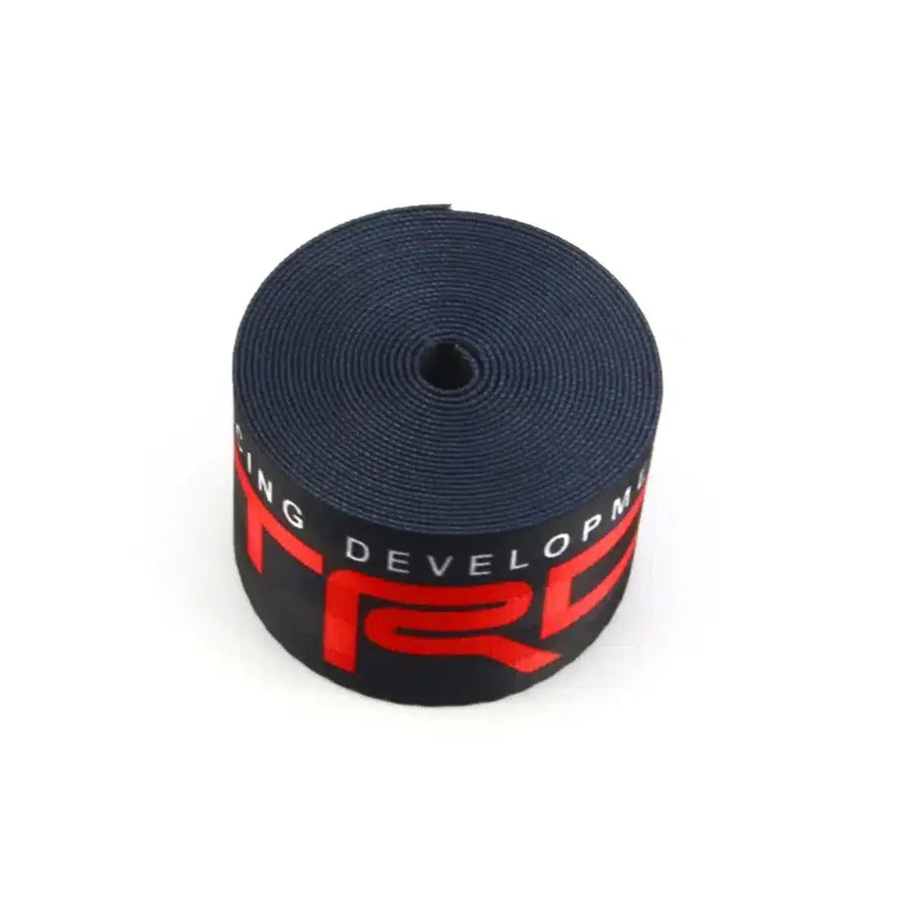 Universal Polyester Webbing Seat Belt Harness Strap - TRD (Black)