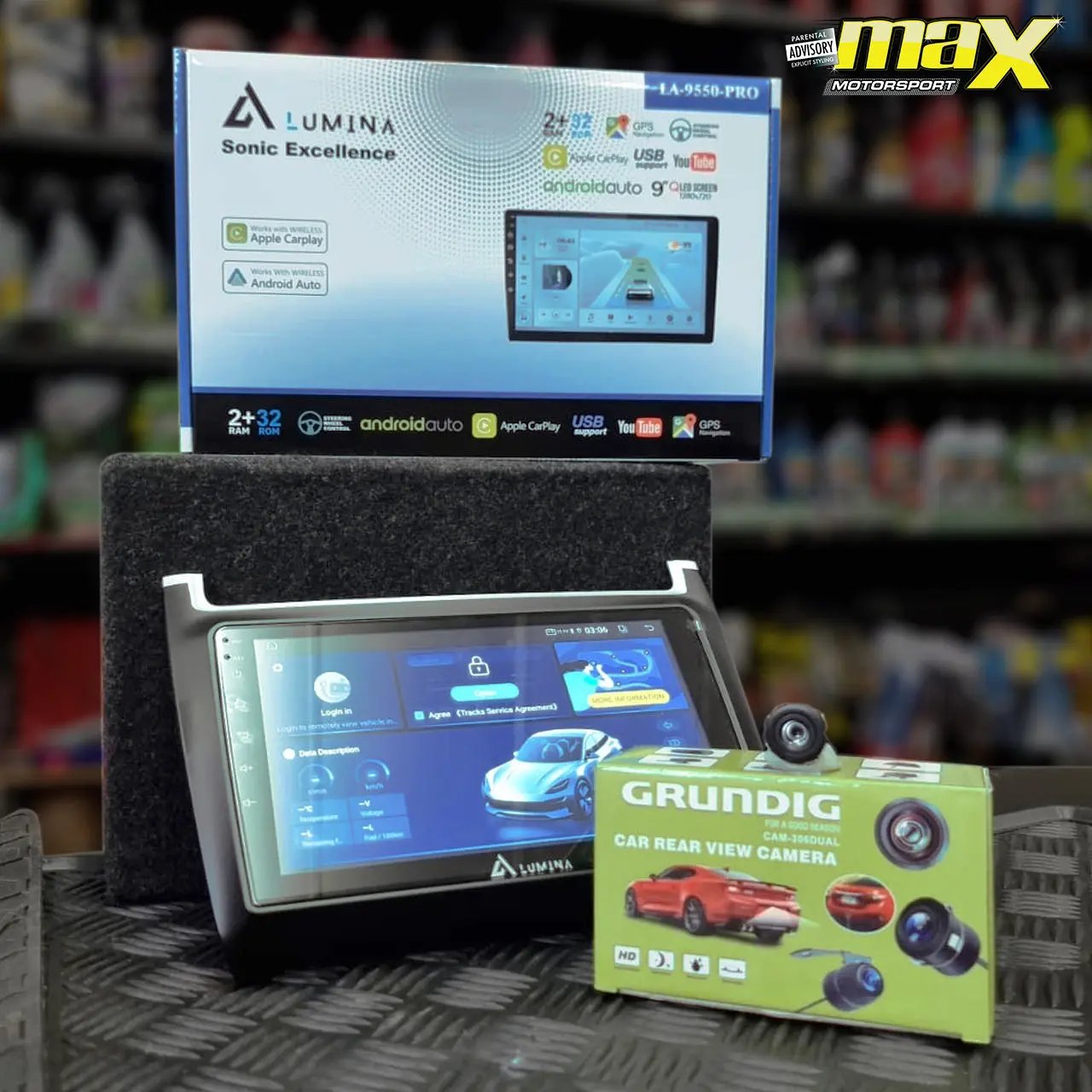 VW Polo 6 GTI / TSI (12-On) - 9 Inch Lumina Android Entertainment & GPS System +FREE Reverse Camera