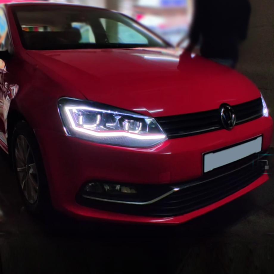 Polo 8AW Style Projector Headlight -  Suitable To Fit VW Polo 6 (10-On)