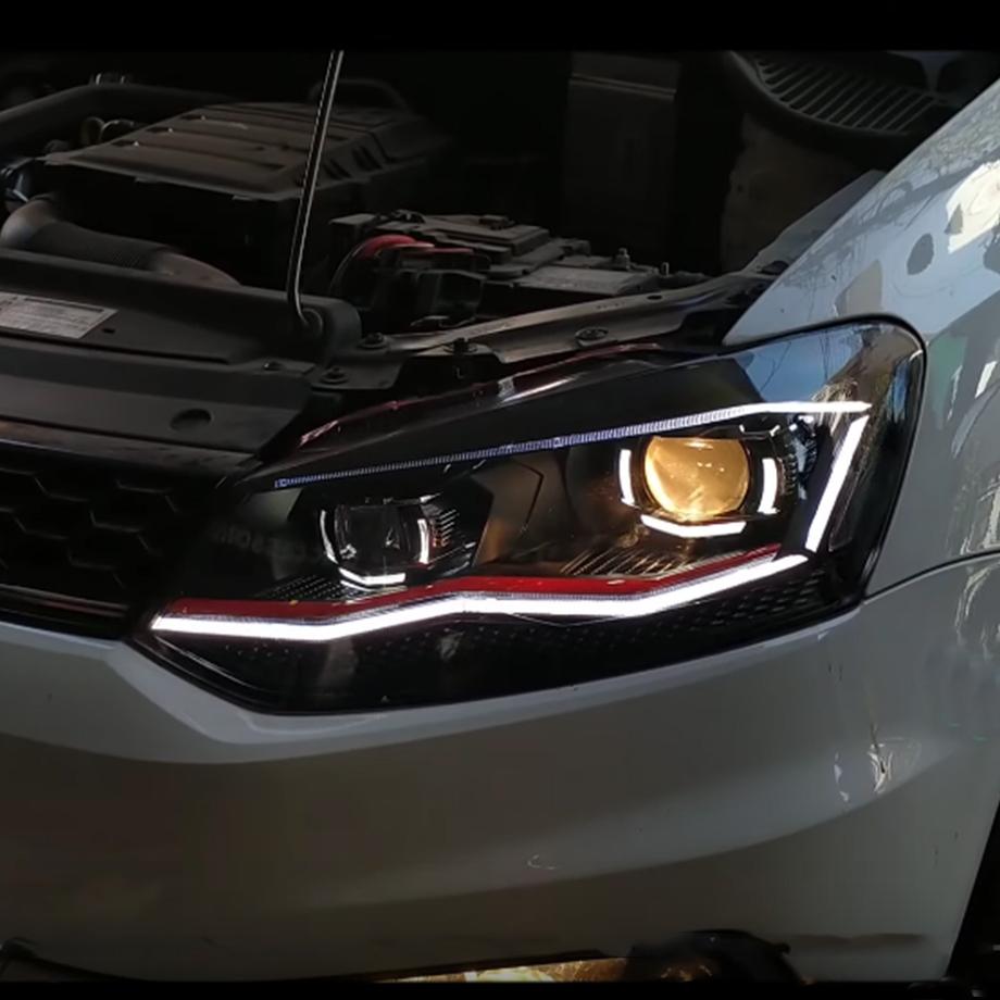 Polo 8AW Style Projector Headlight -  Suitable To Fit VW Polo 6 (10-On)
