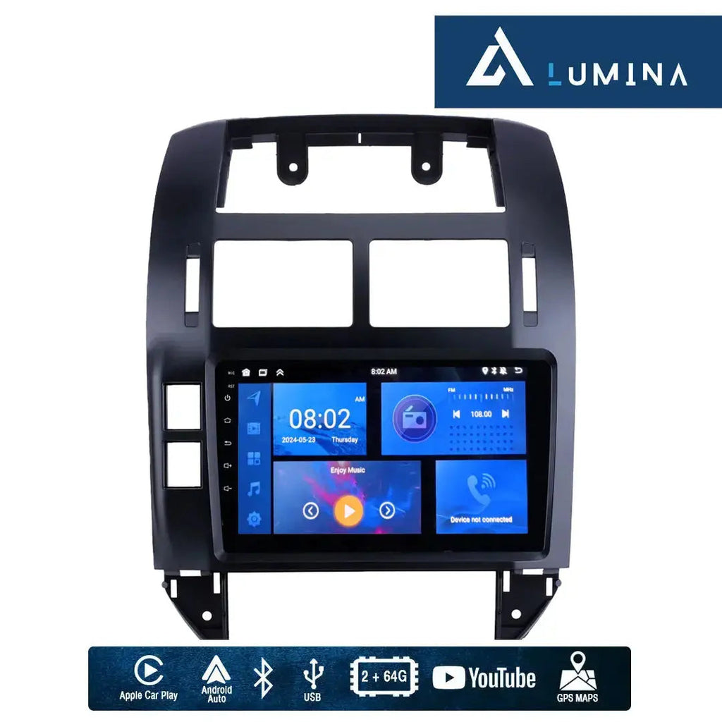 VW Polo 9N3 / Vivo (05-17) - 9 Inch Lumina Android Entertainment & GPS System