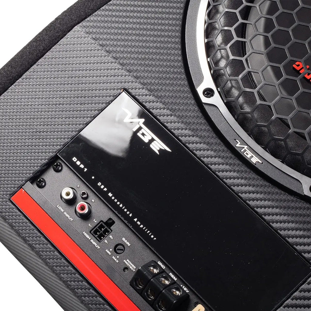 Vibe 10 Inch Optisound Series Slim Active Subwoofer With DSP Tuning - 900W