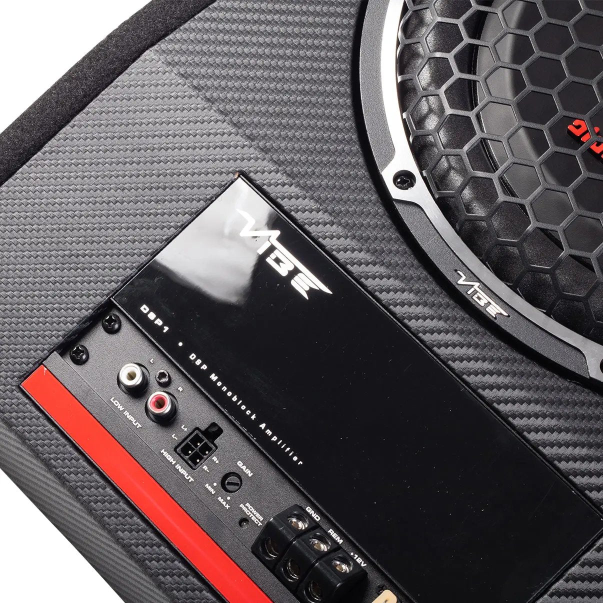 Vibe 10 Inch Optisound Series Slim Active Subwoofer With DSP Tuning - 900W