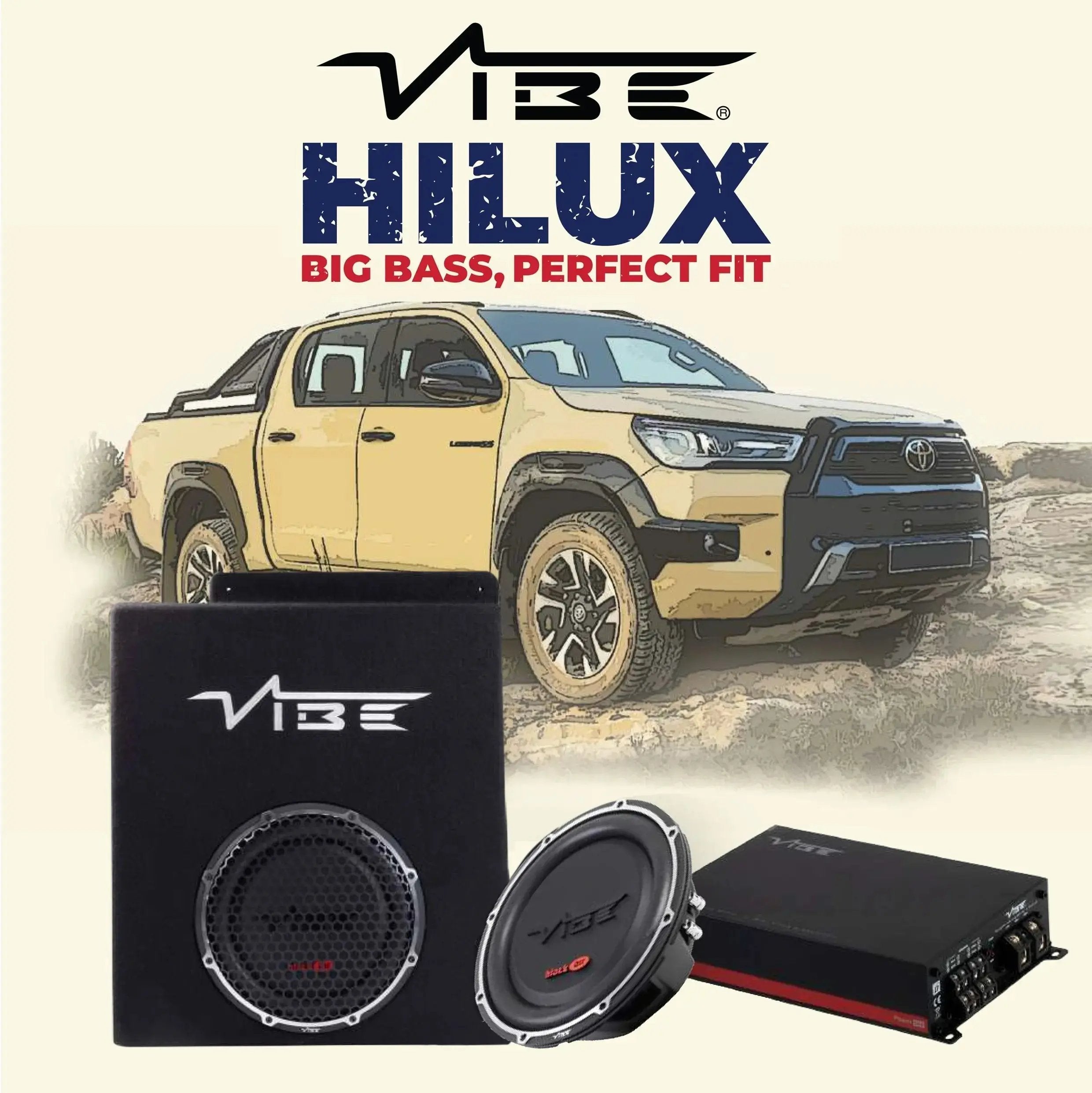 Vibe Hilux Big Bass Audio Combo