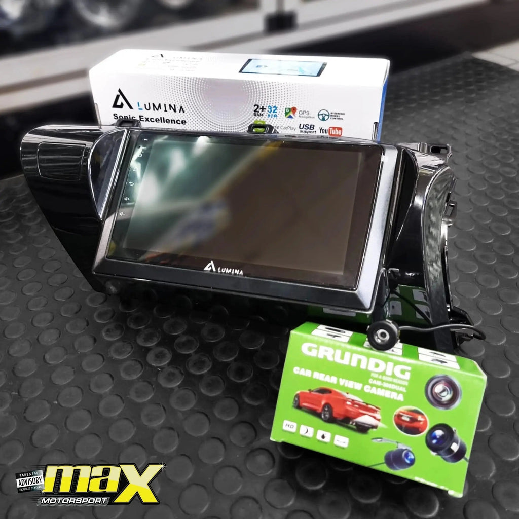 Toyota Hilux (15-21) - 9 Inch Lumina Android Entertainment & GPS System +FREE Reverse Camera