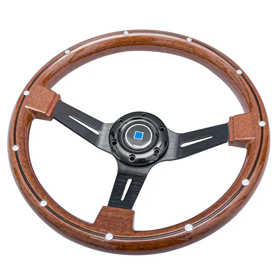 Wood Grain Look Drift Style Steering Wheel (350mm)