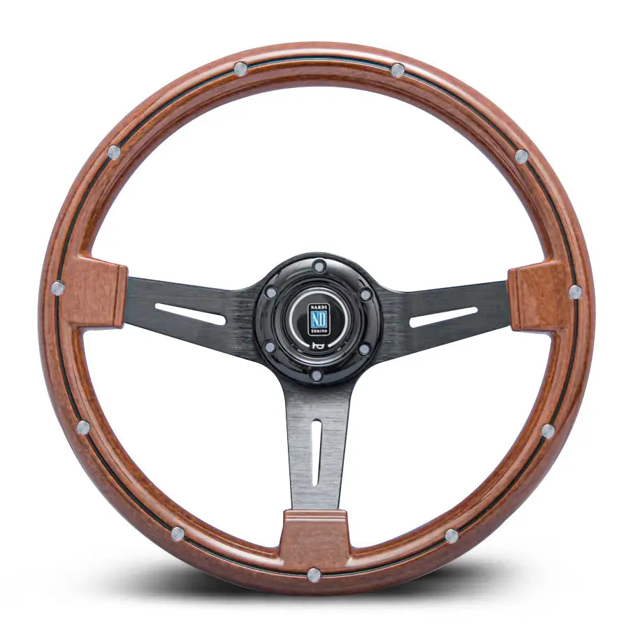 Wood Grain Look Drift Style Steering Wheel (350mm)