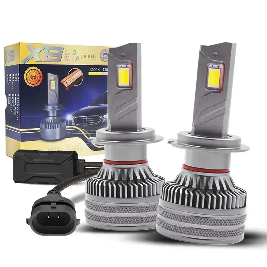 X8 3-Colour LED Canbus Bulbs - 9006