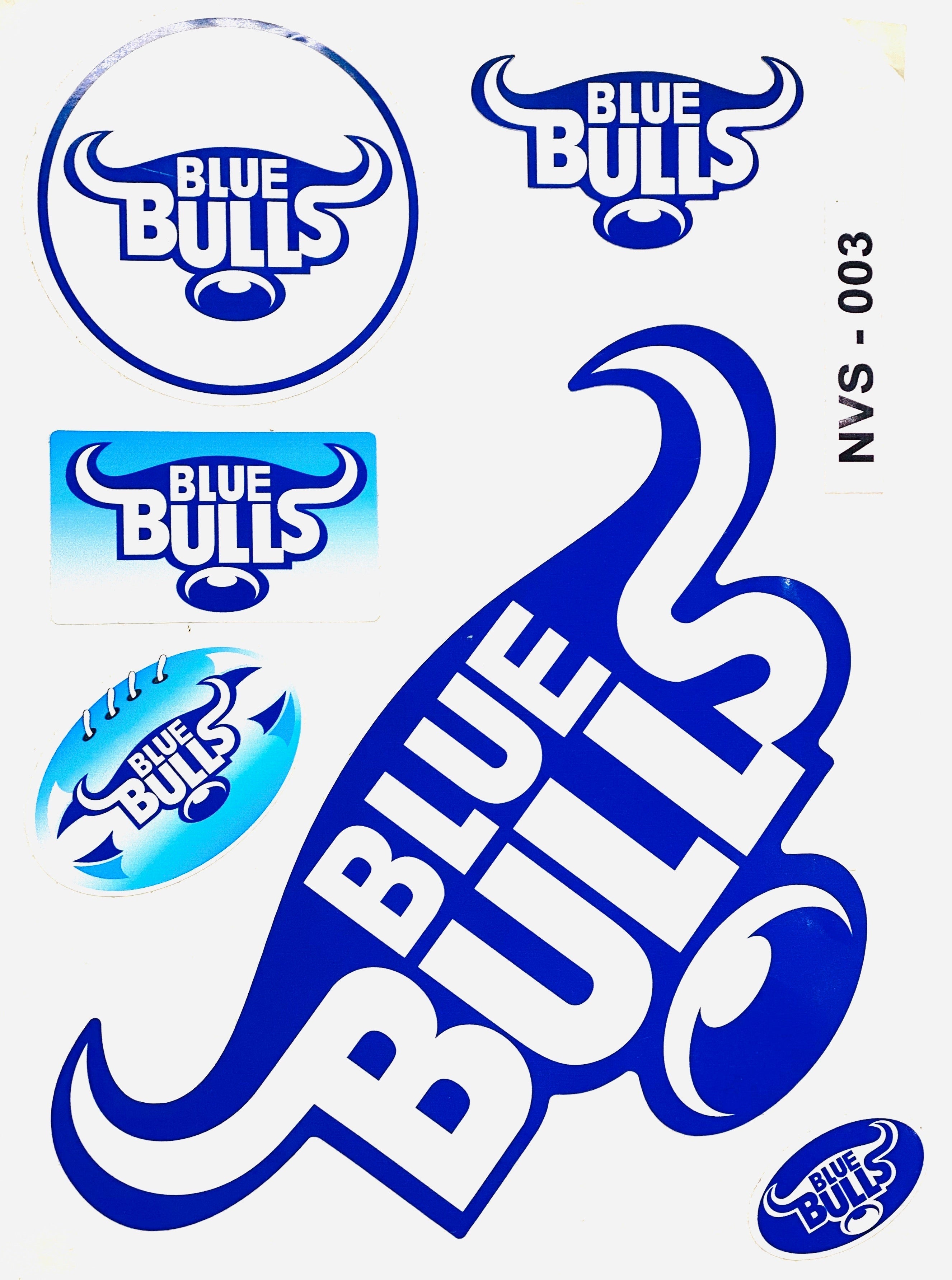 BLUE BULLS STICKER KIT
