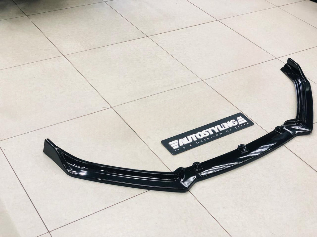 POLO 6 / POLO 7 TSI VIVO 3pce PLASTIC GLOSS BLACK FRONT SPOILER