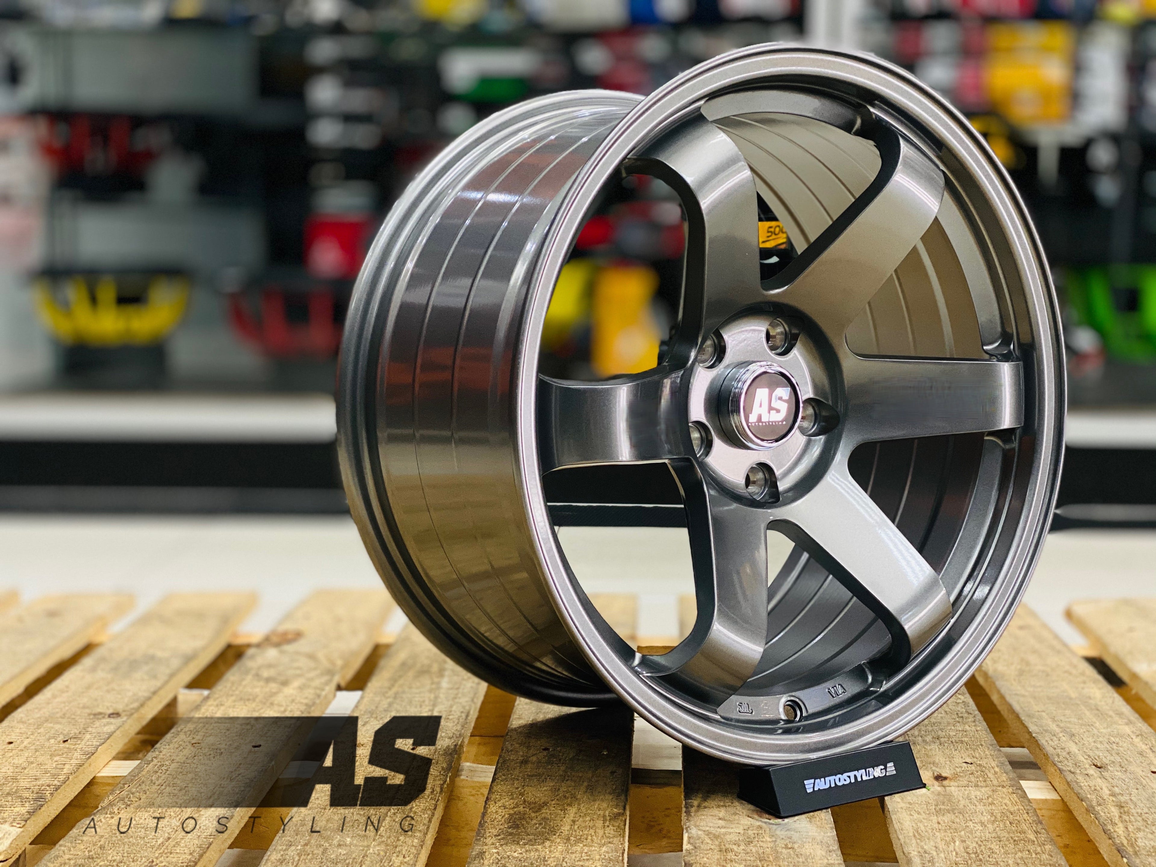 18” AS- TE37 5/114 GUNMETAL