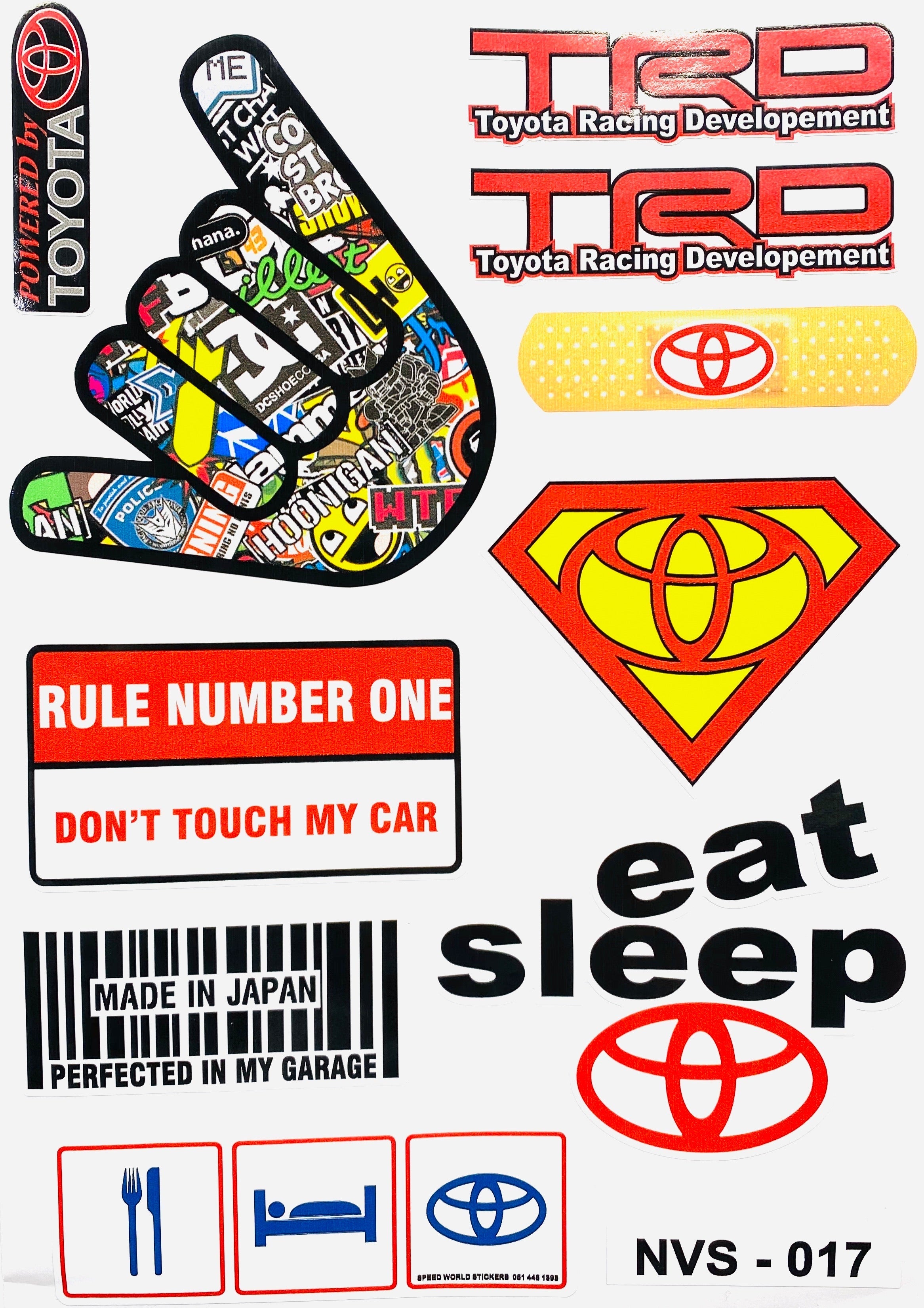 TOYOTA STICKER KITS