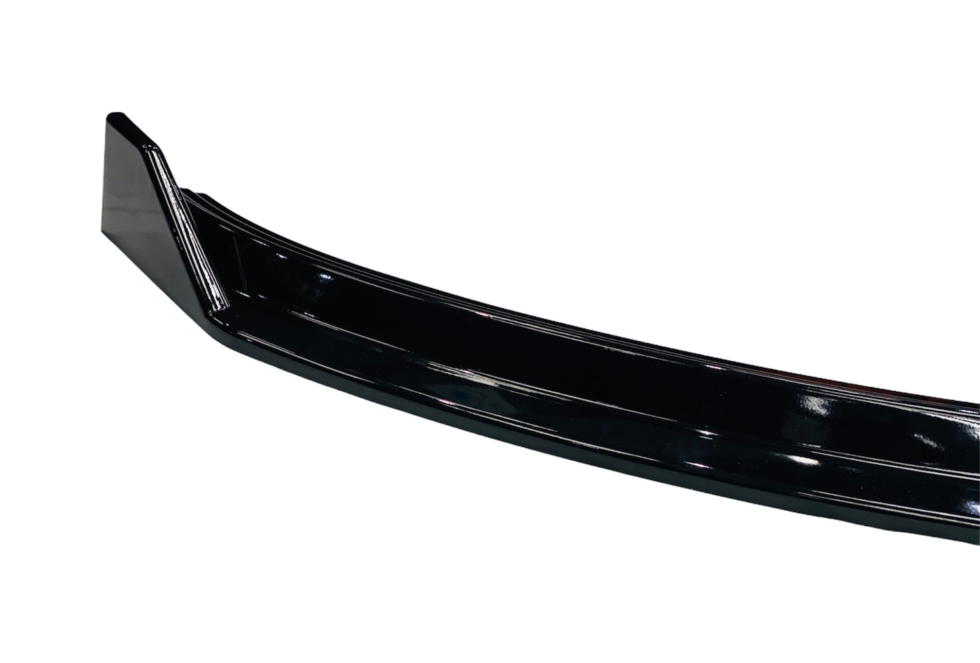 NEW IMPROVED VW POLO 6/ POLO 7 TSI VIVO 3pce NEW PLASTIC GLOSS BLACK FRONT SPOILER