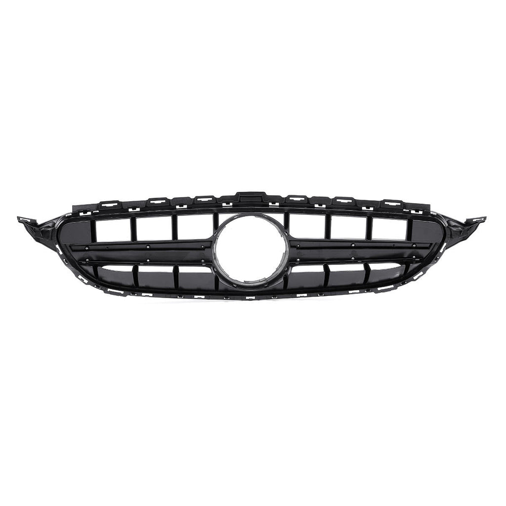 MERCEDES W205 C63 MATT BLACK GRILL CAMERA COMPATIBLE