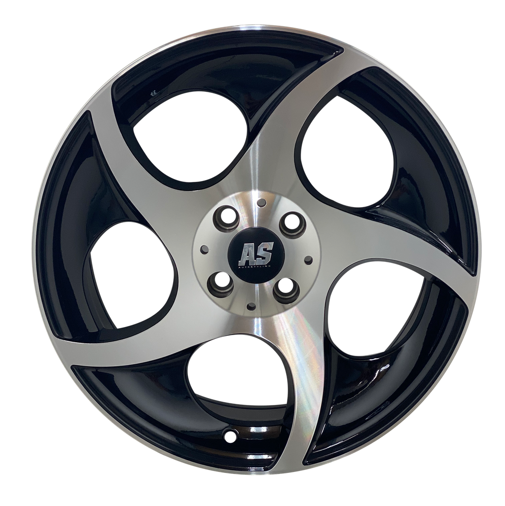 17” AS- SLR 4/100 BLACK WITH SILVER FACE