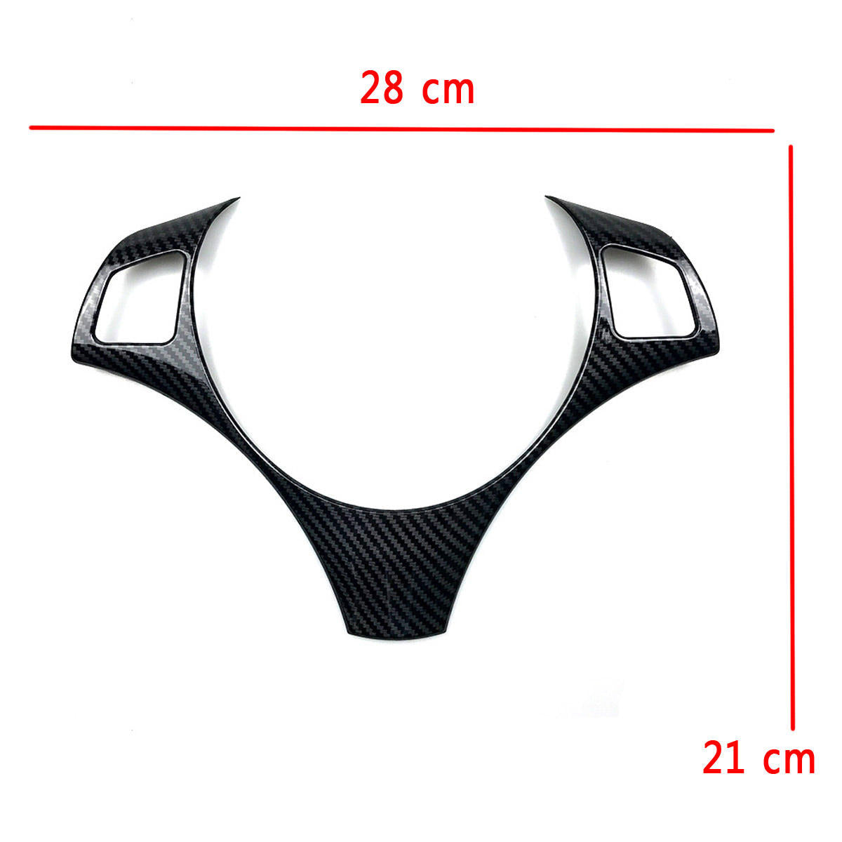 E90 STEERING WHEEL CARBON LOOK INSERT LOW SPEC