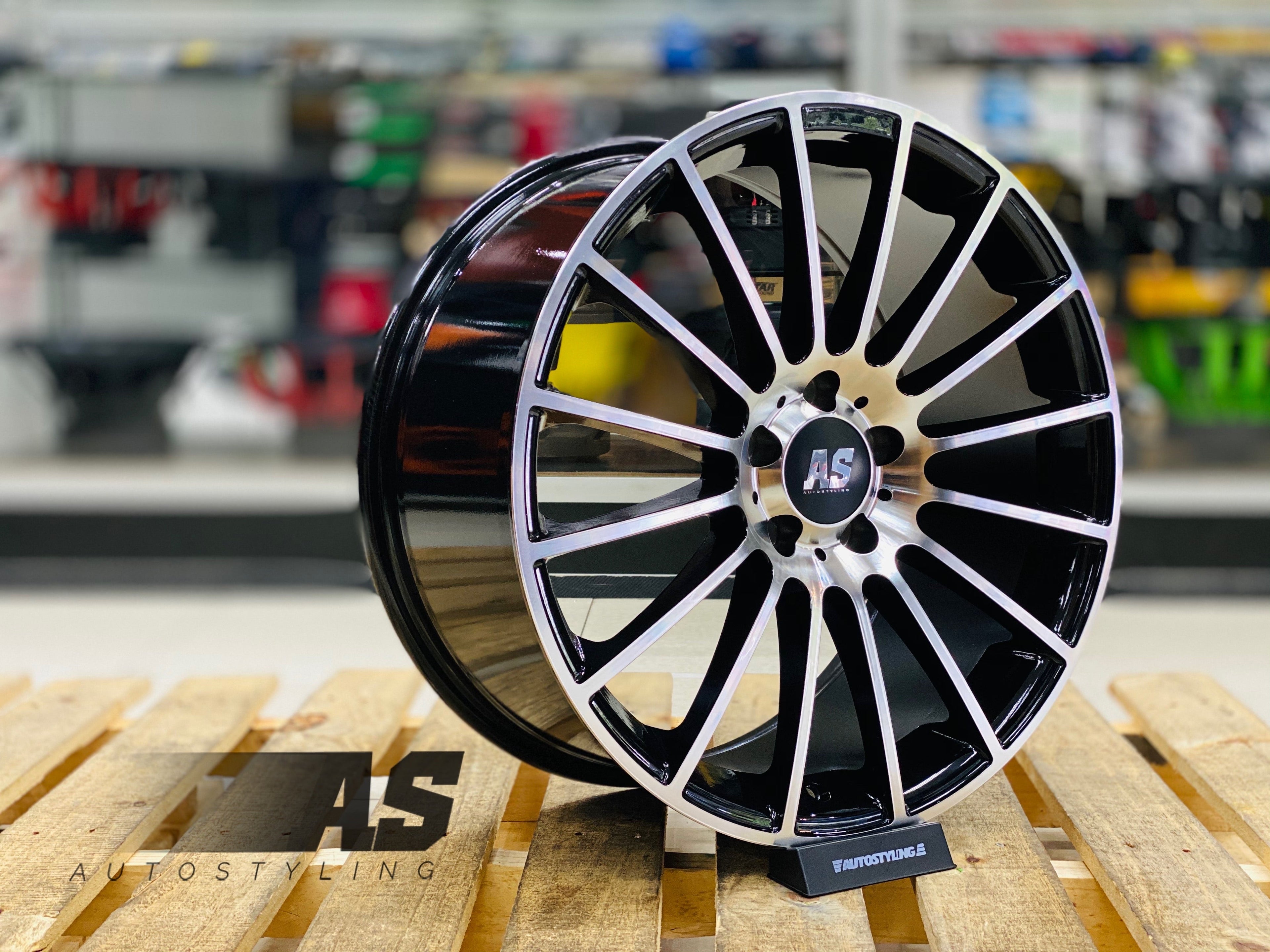 19” AS- C63 5/112 BLACK MACHINE FACE