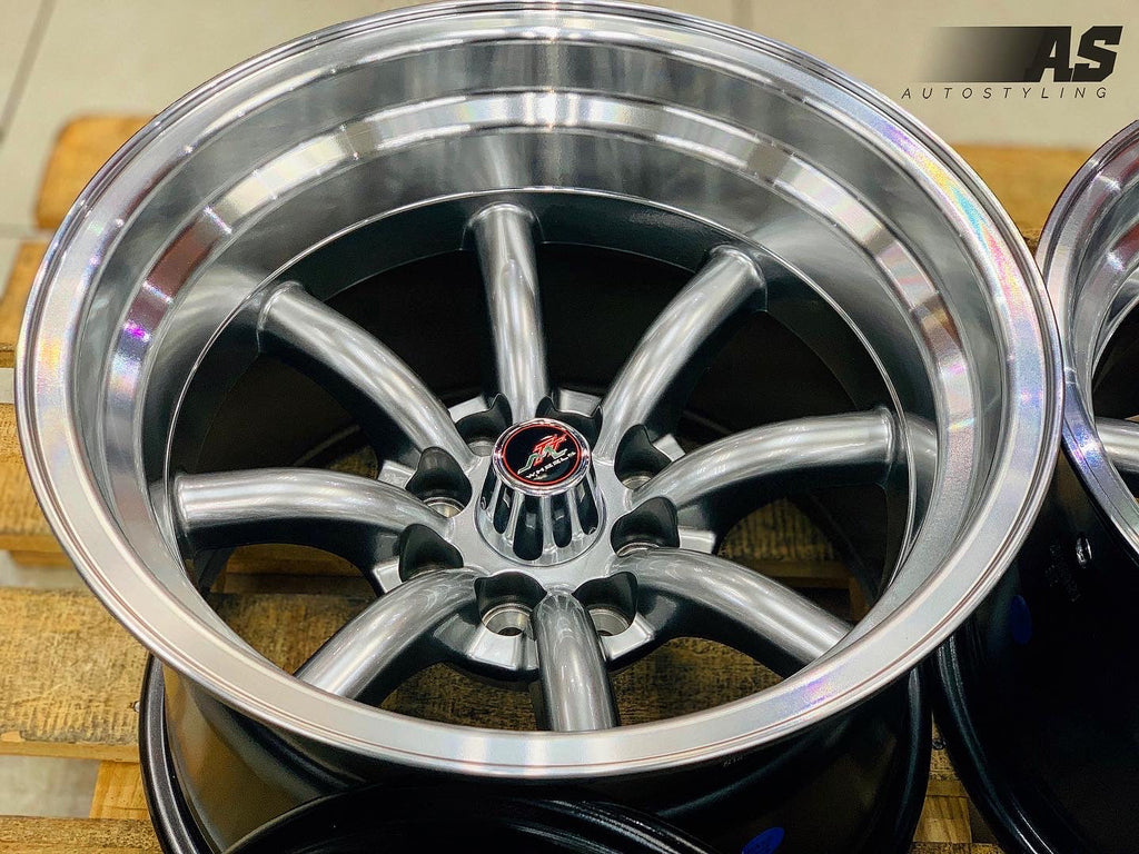 15” AS-WATA 9/10.5J 4/100 4/114 GUNMETAL