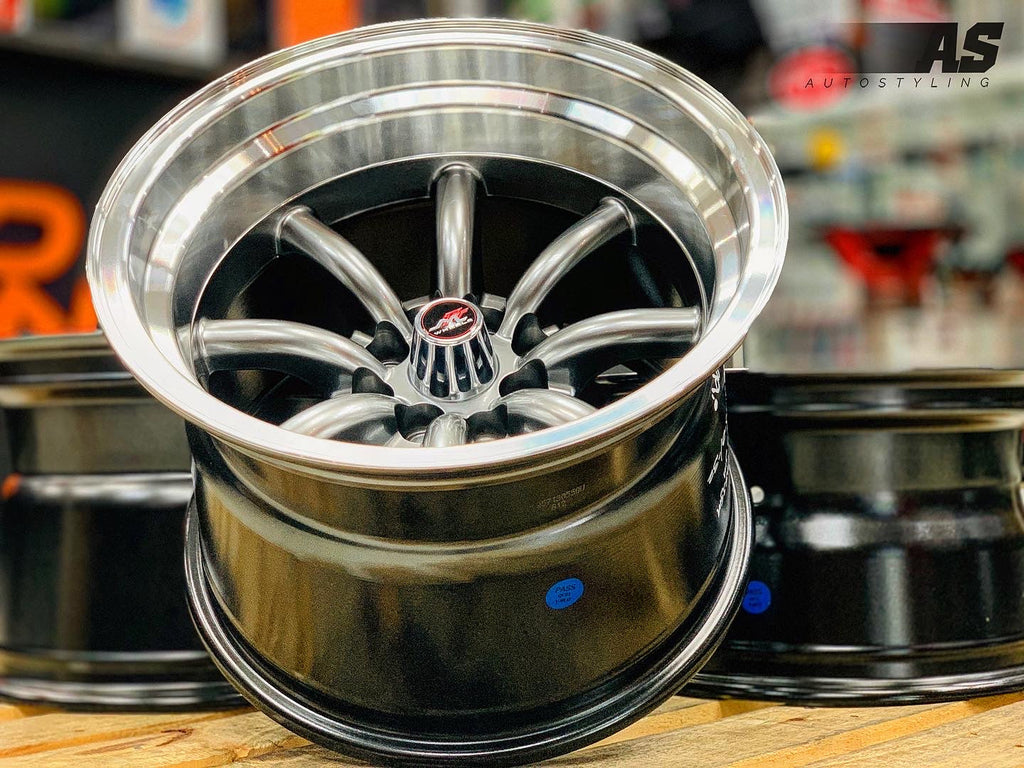 15” AS-WATA 9/10.5J 4/100 4/114 GUNMETAL