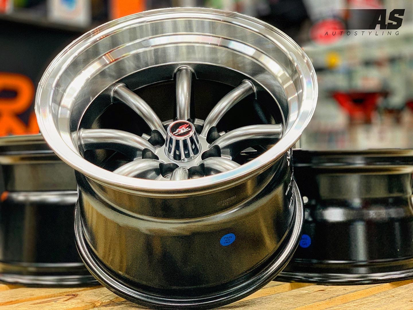 15” AS-WATA 9/10.5J 4/100 4/114 GUNMETAL