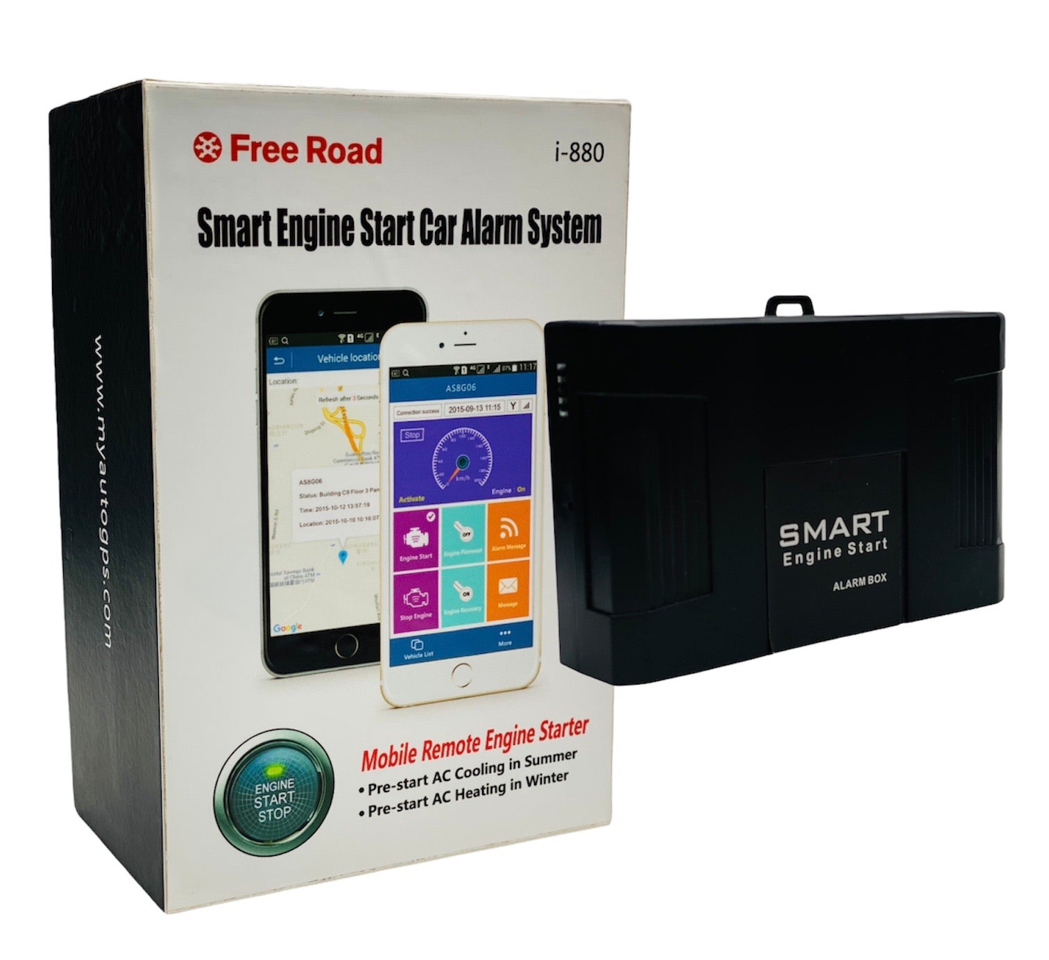 SMART ENGINE START CAR ALARM SYSTEM