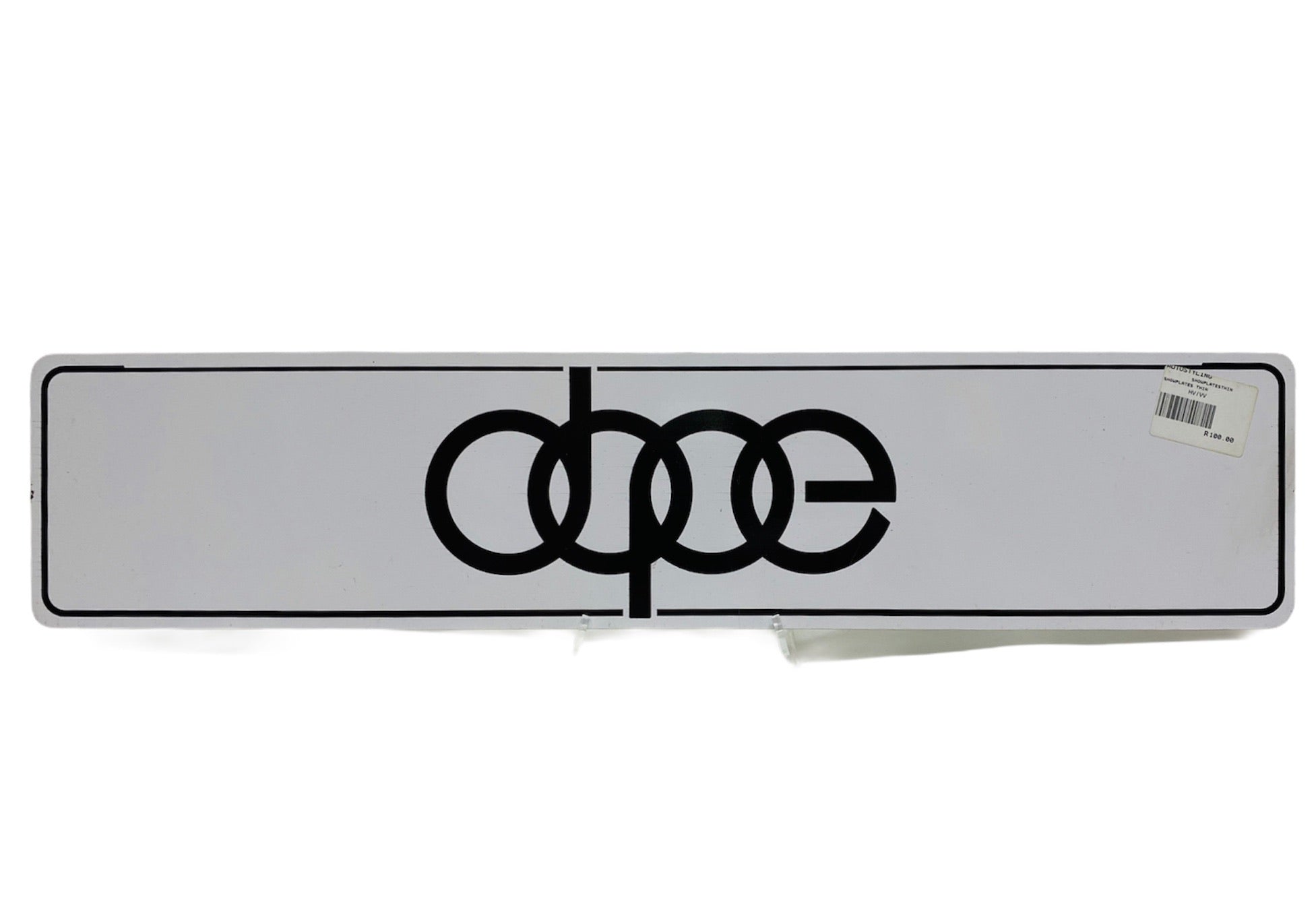 DOPE THIN SHOW PLATE