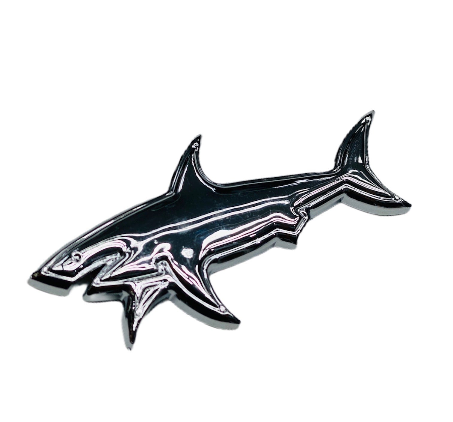FULL CHROME SHARK BADGE