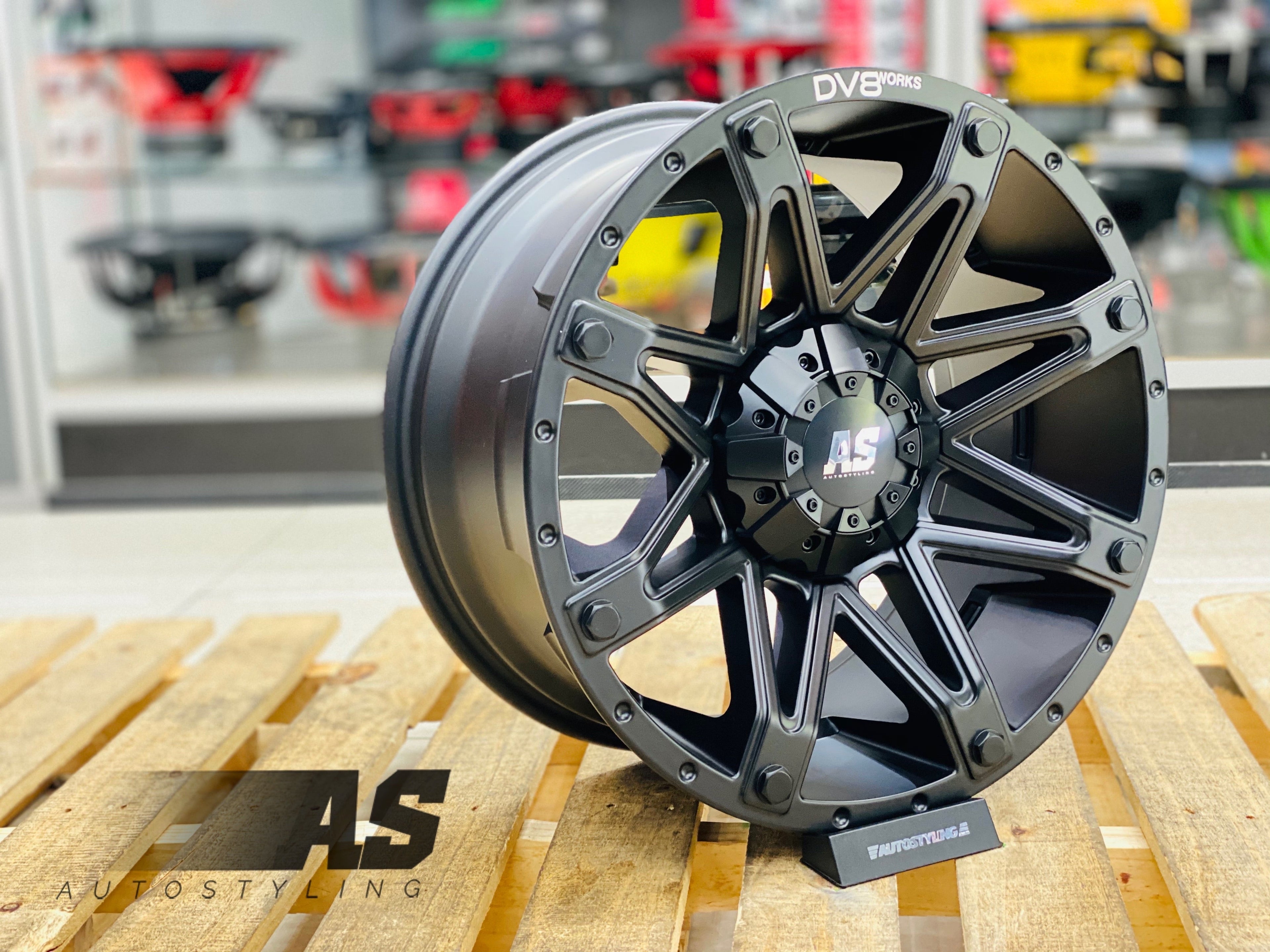 18” AS- CHARGER 5/120 5/127 BLACK