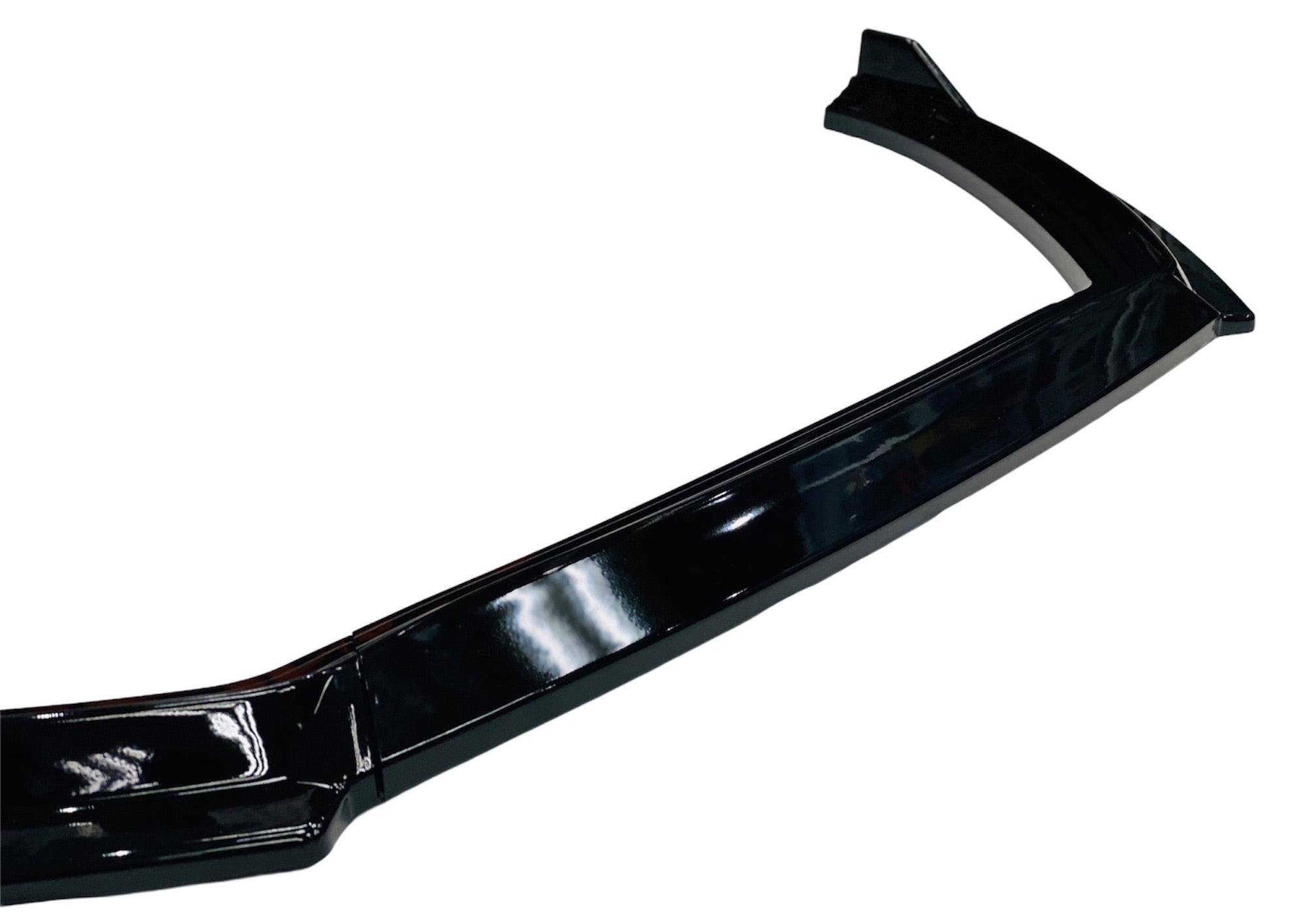 NEW IMPROVED VW POLO 6/ POLO 7 TSI VIVO 3pce NEW PLASTIC GLOSS BLACK FRONT SPOILER