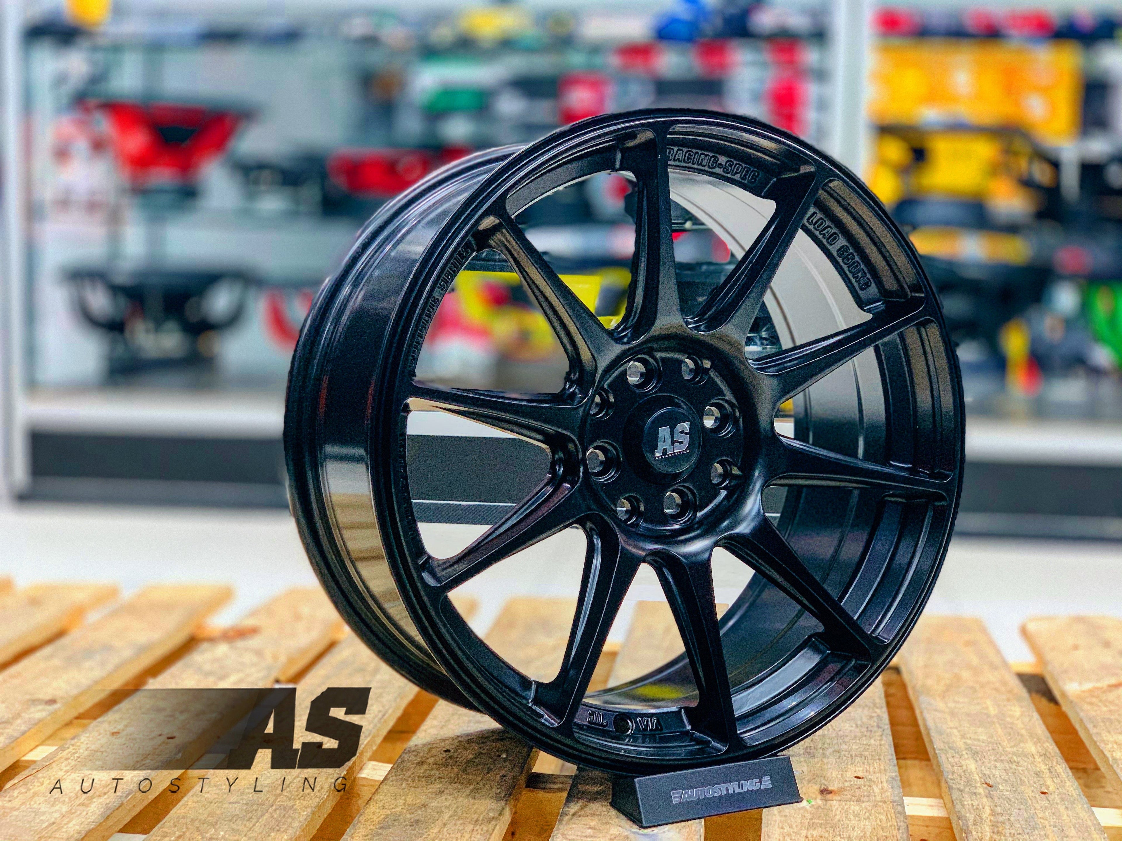 17” AS-XXR 4/100 4/114 BLACK