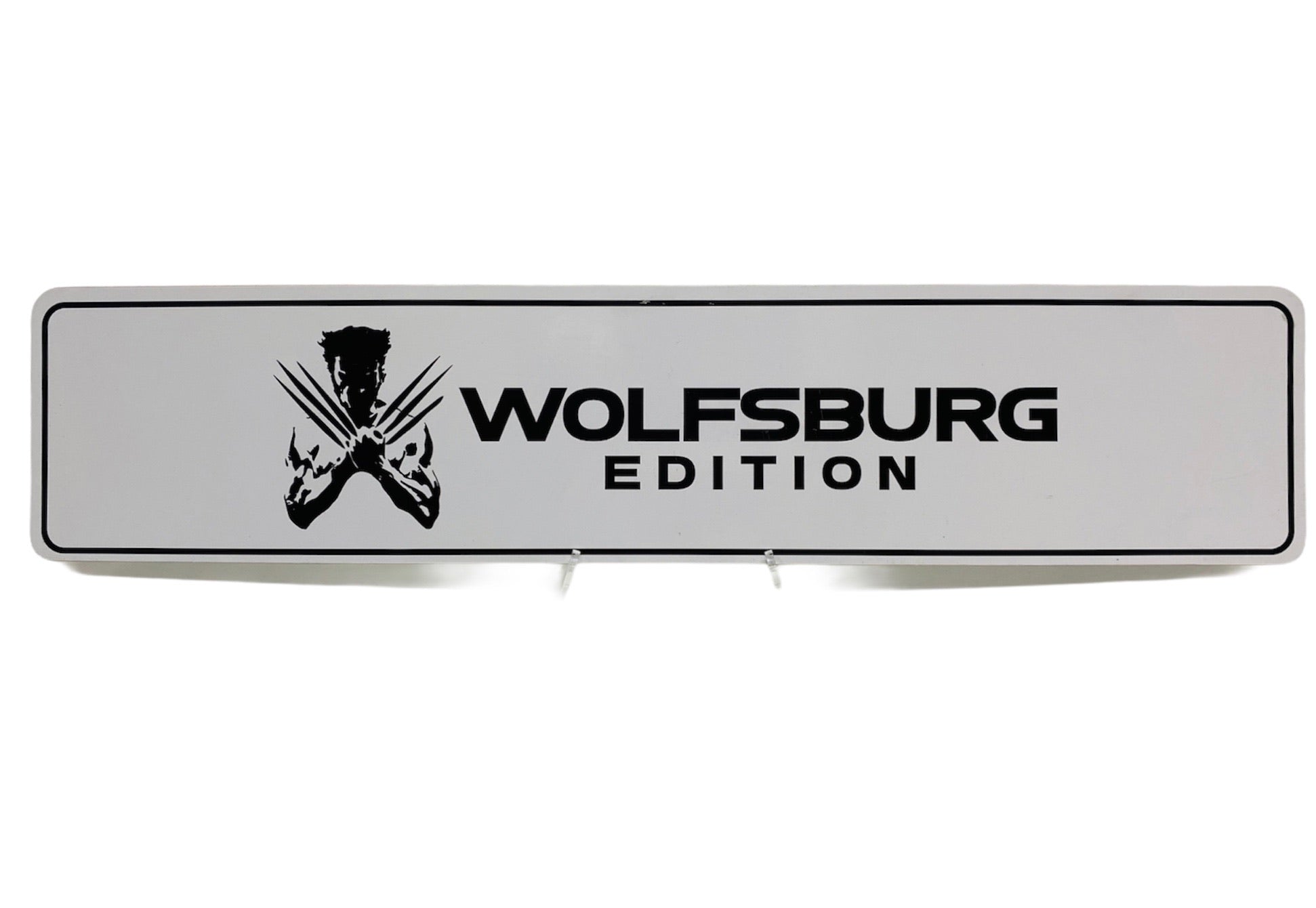 WOLFSBURG EDITION THIN SHOW PLATE
