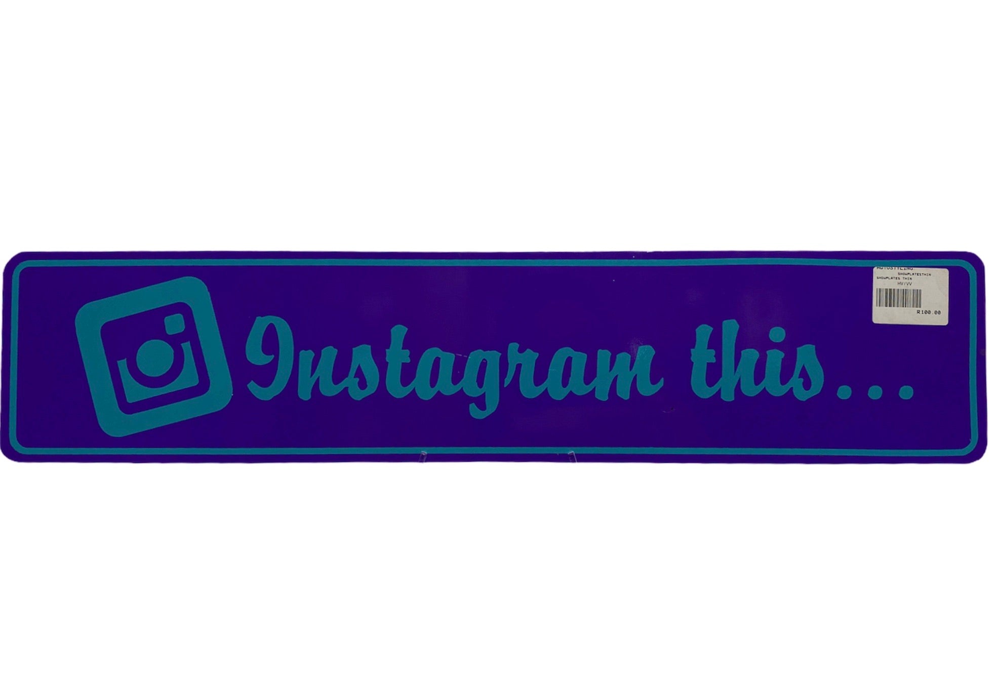 INSTAGRAM THIS THIN SHOW PLATE