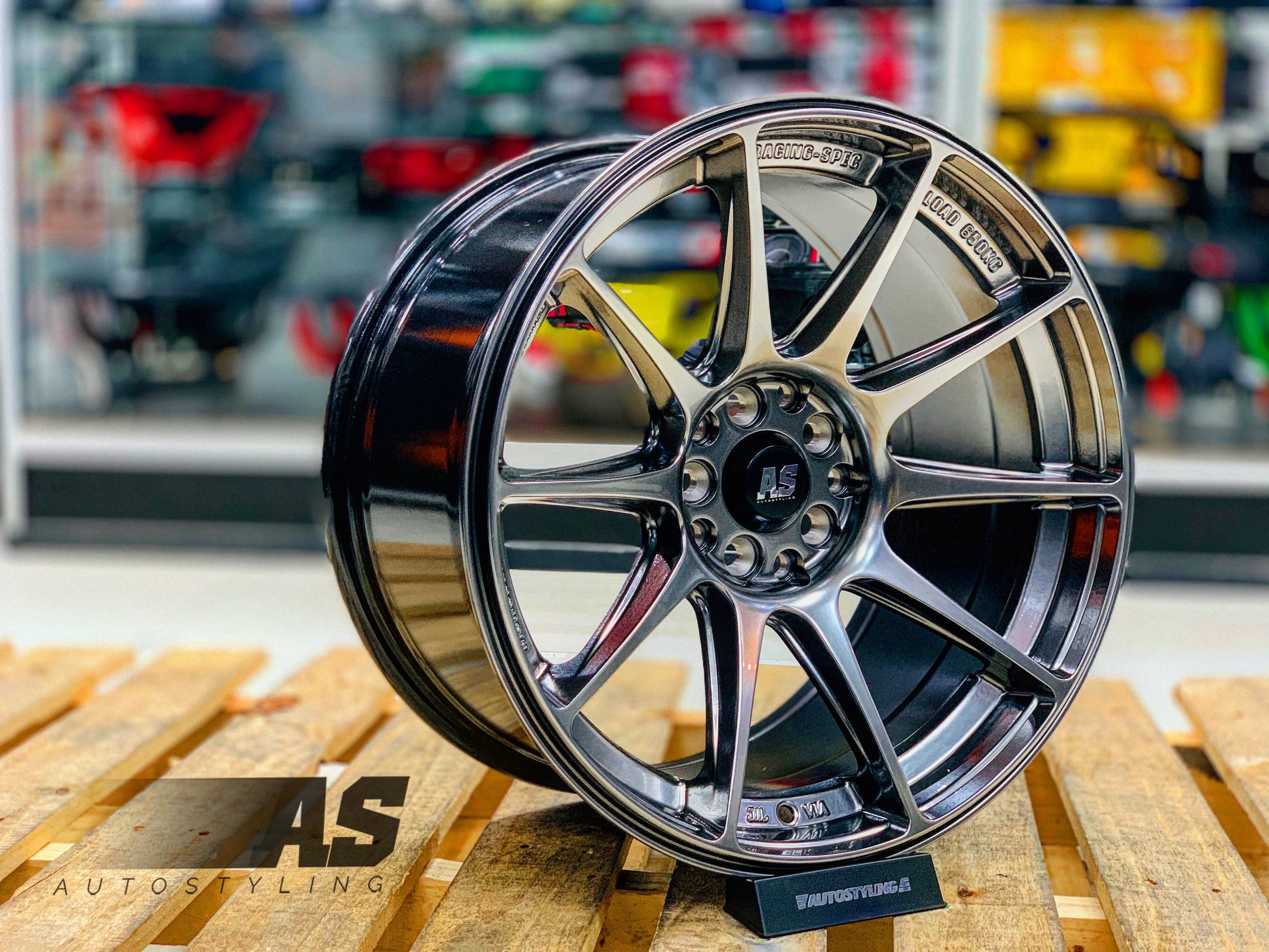 17” AS-XXR 5/100 5/114 HYPER BLACK