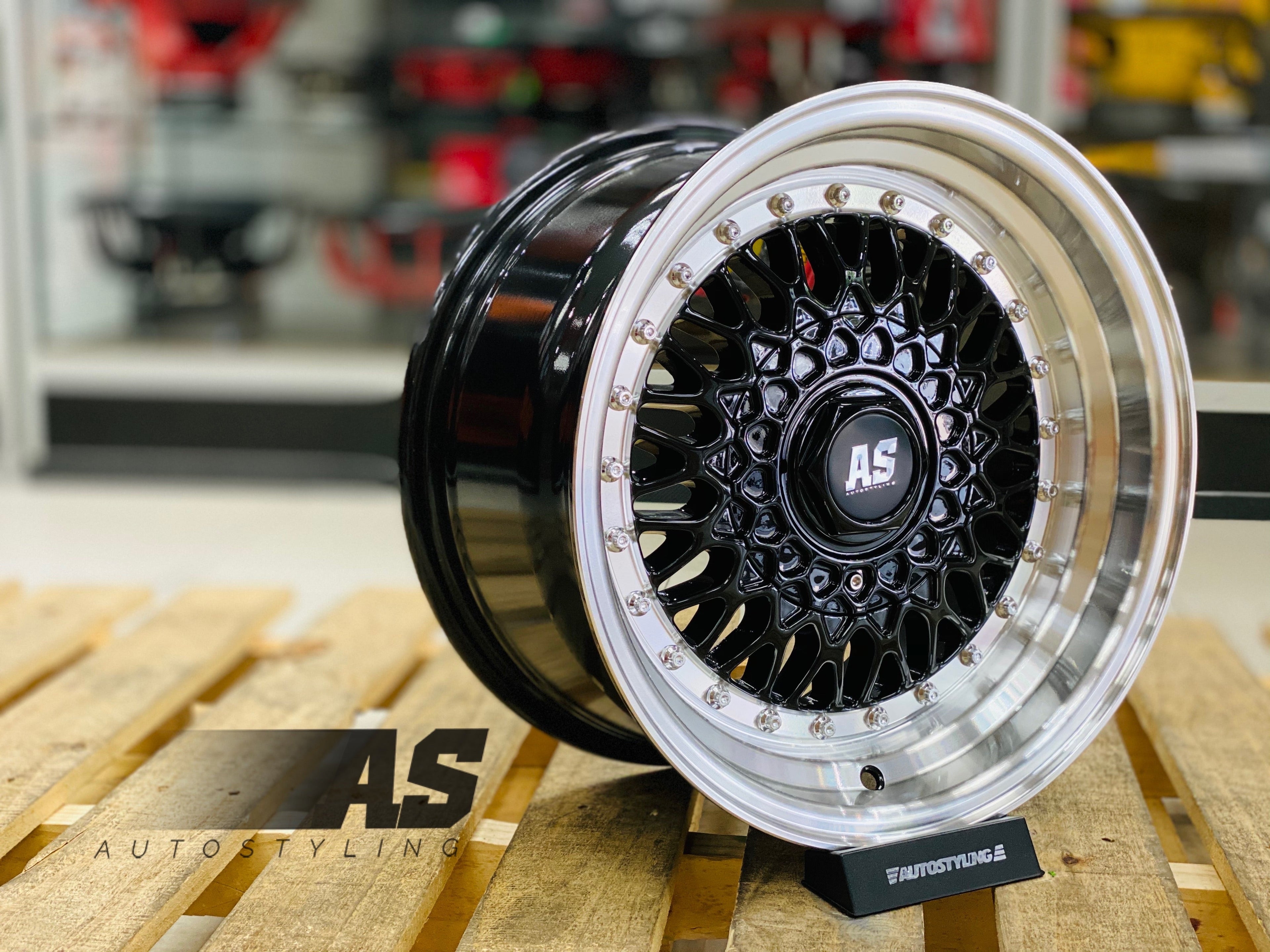 15” AS-MESH  4/100 4/114 BLACK