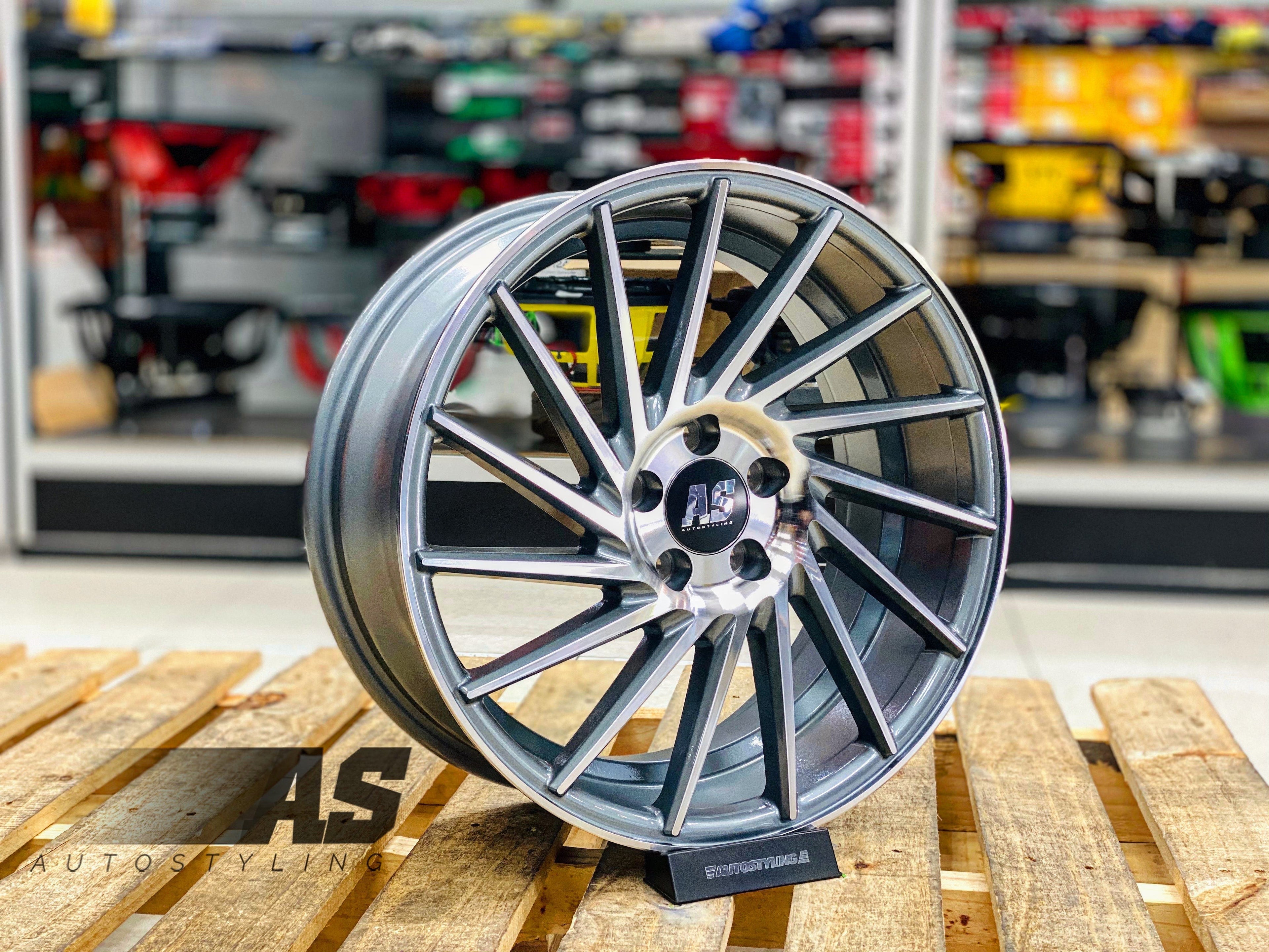 17” AS-VSN 5/100 GUNMETAL MACHINE FACE