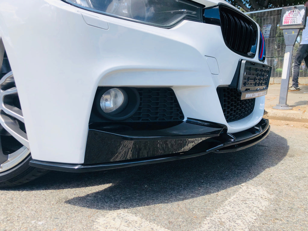 BMW F30 3D 4pce PLASTIC FRONT SPOILE