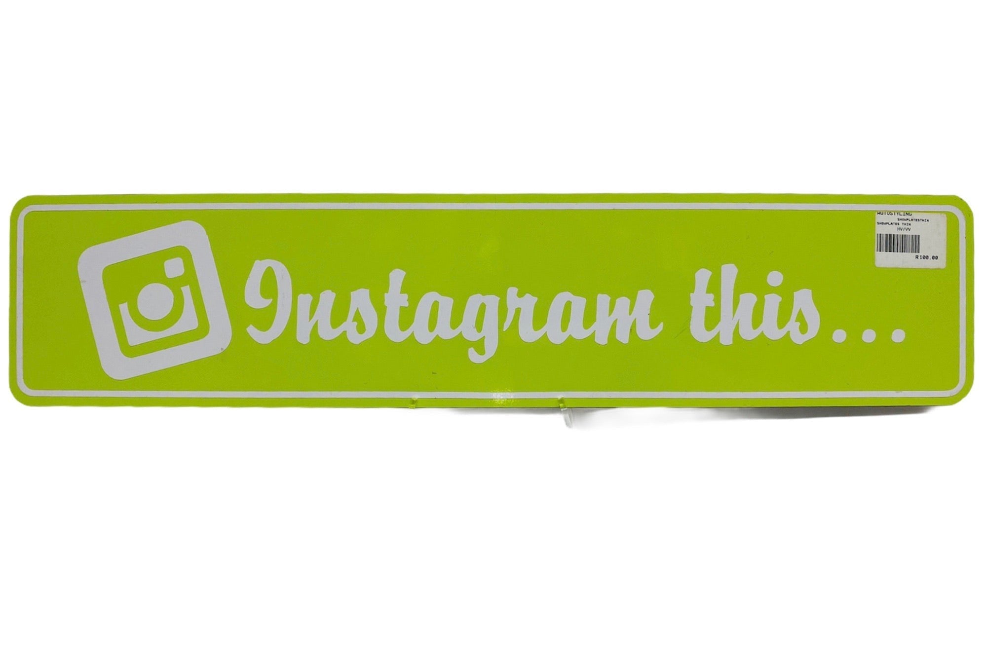 INSTAGRAM THIS THIN SHOW PLATE