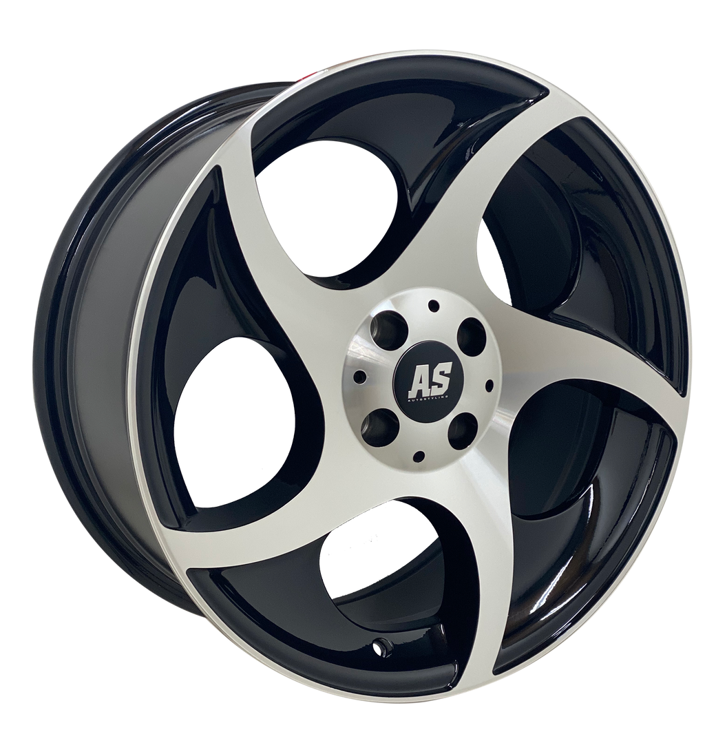 17” AS- SLR 4/100 BLACK WITH SILVER FACE