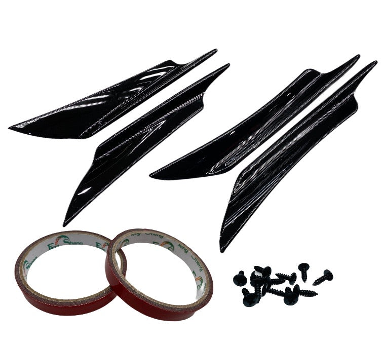 UNIVERSAL BUMPER CARNARDS GLOSS BLACK