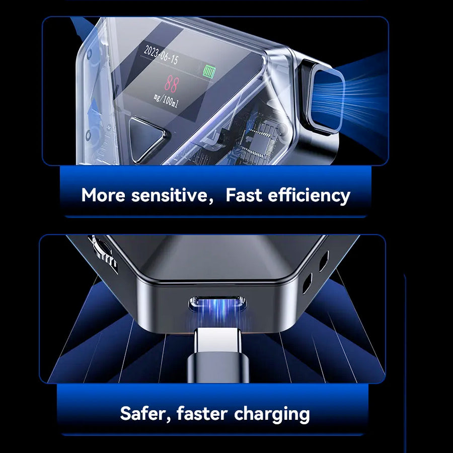 Mr Black-2 Portable Alcohol Breathalyzer Tester